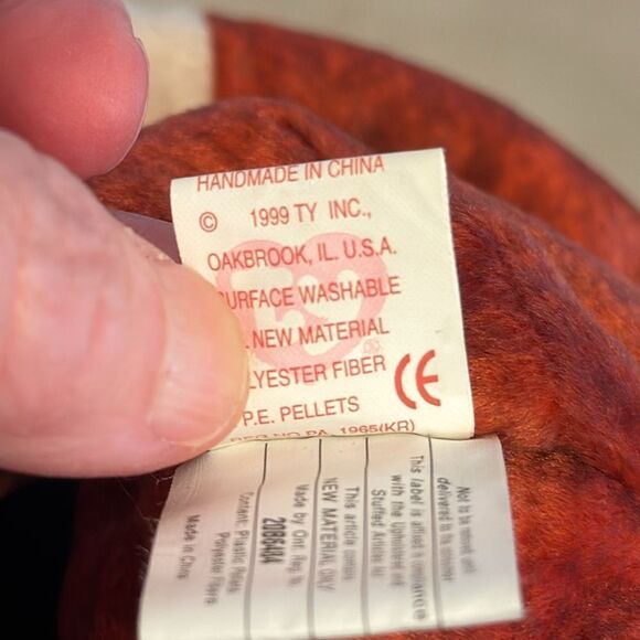 Vintage TY "Schweetheart" the Orangutan (1999) Beanie Baby - Picture 8 of 9